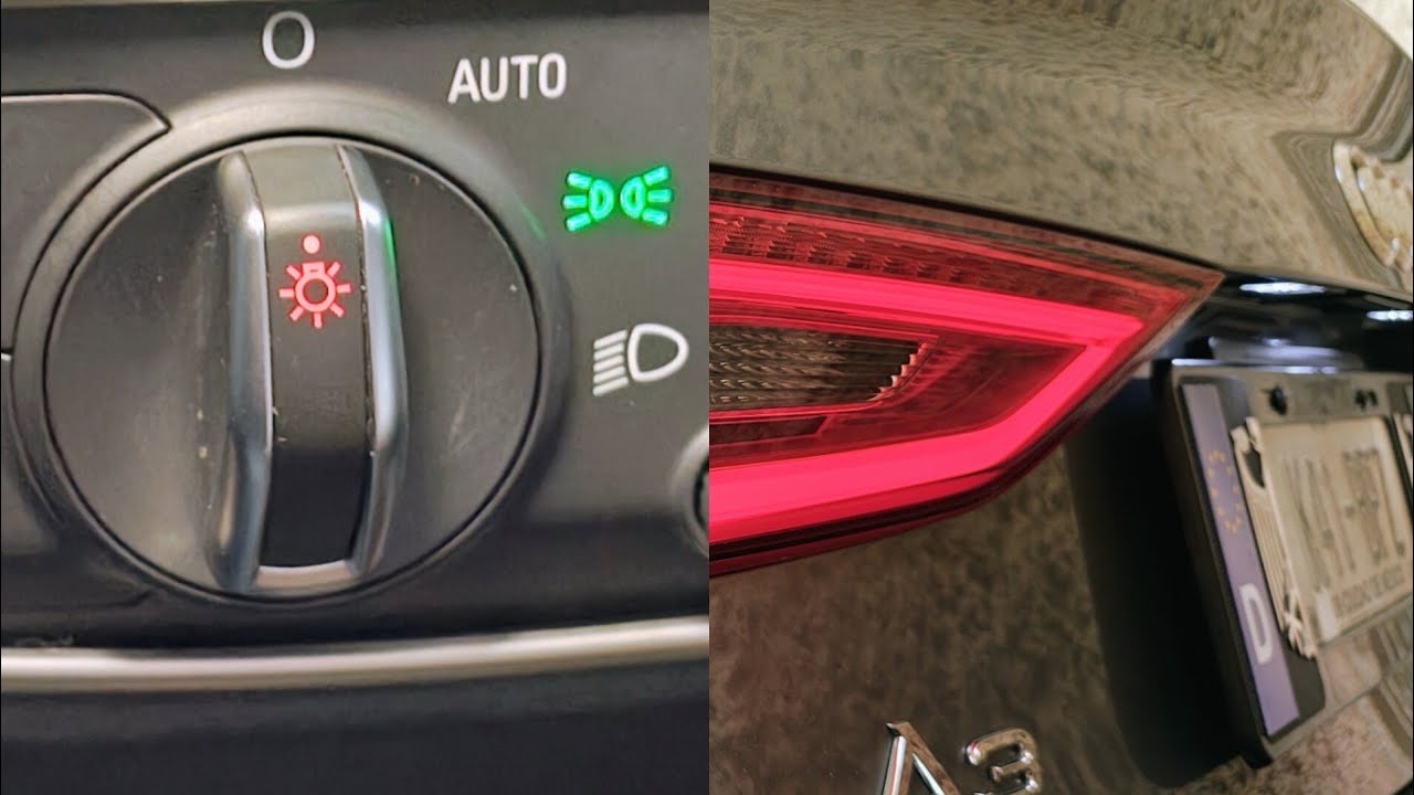 Activate Rear DRL Method 1 Audi A3 8V OBDeleven PRO / Luces Trasera con Luces de Matrícula Diurna 💯