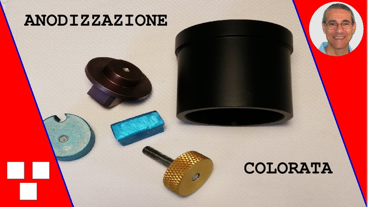 ANODIZZAZIONE COLORATA  ALLUMINIO  FAI DA TE - DIY COLORED ANODIZING