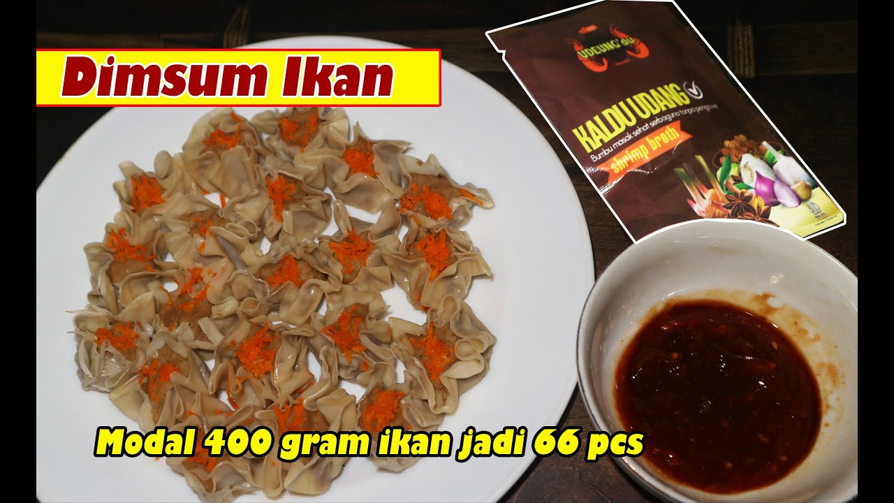 Dimsum Ikan ekonomis anti gagal ‖ Cemilan dari Ikan ‖ Dimsum Ikan Mini ‖ Dimsum ikan kaldu udeung'du
