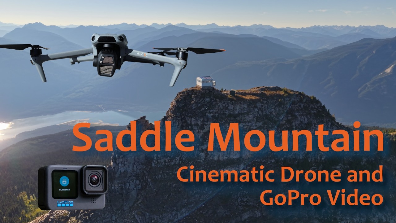 Saddle Mountain Hike, Nakusp BC - A Cinematic Video Using Drone and GoPro.