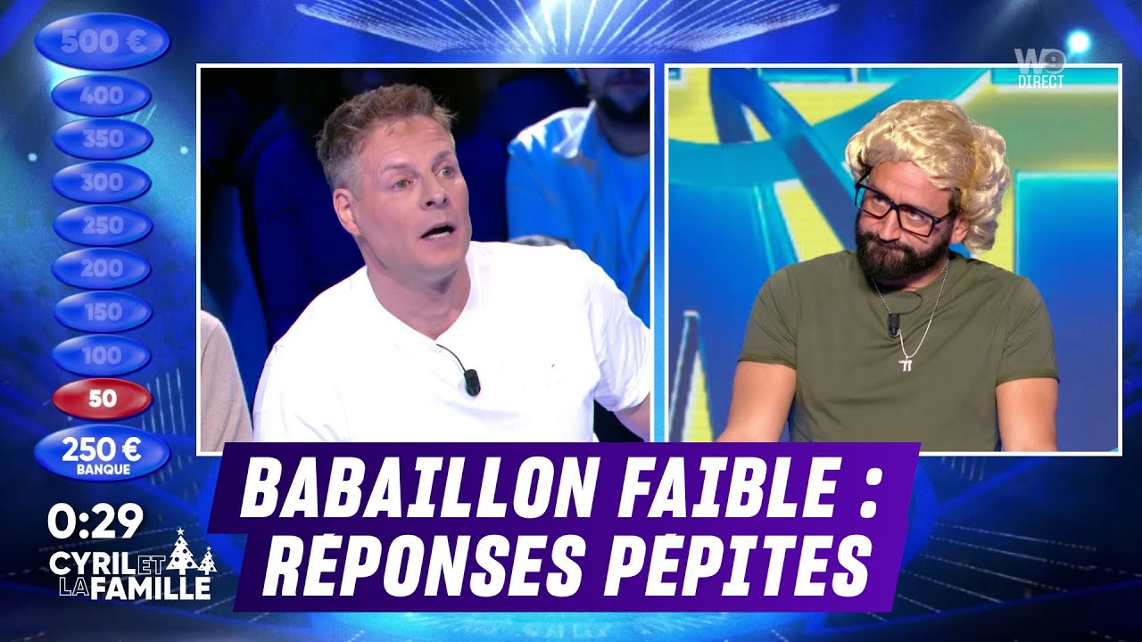 Le babaillon faible : des réponses pépites des chroniqueurs | TBT9