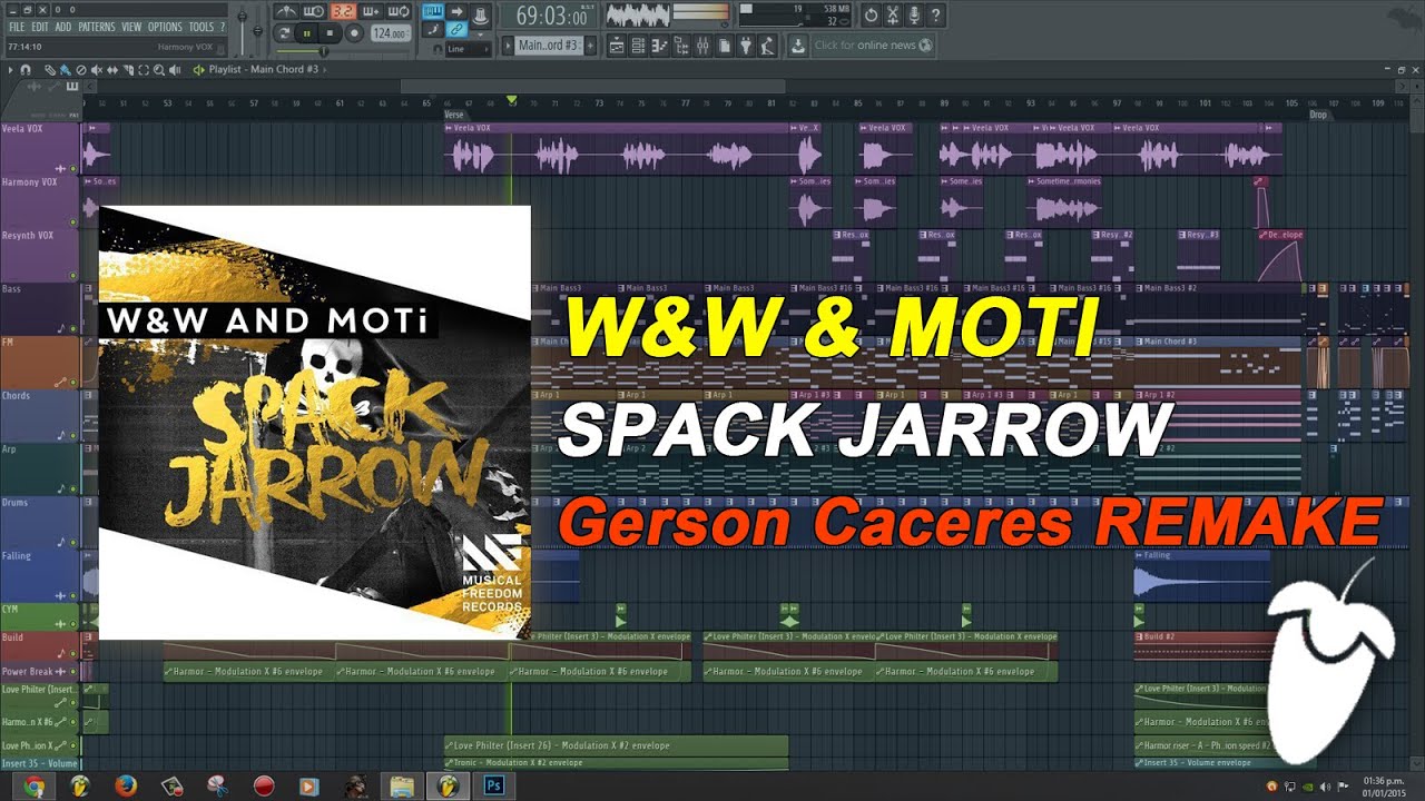 W&W & MOTi - Spack Jarrow [FL Studio Remake + FREE FLP]