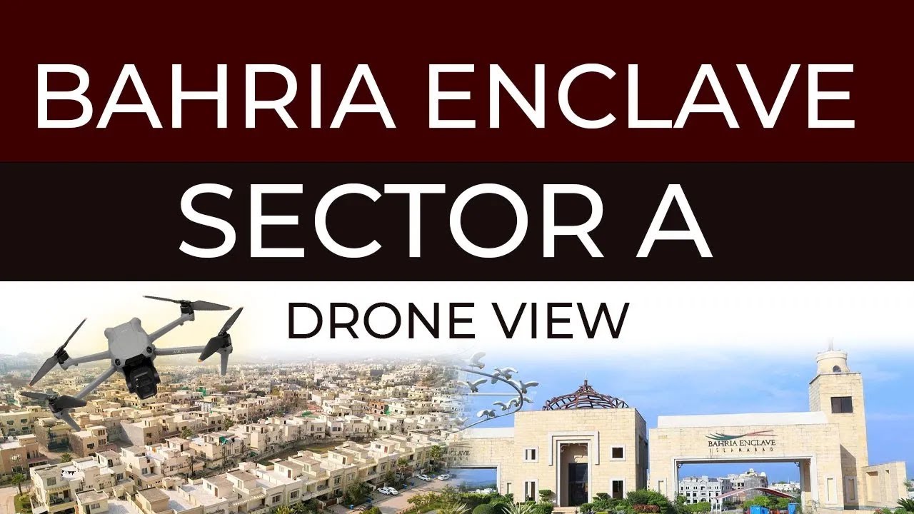 Bahria Enclave Islamabad Sector A 😍 | Beautiful Drone View