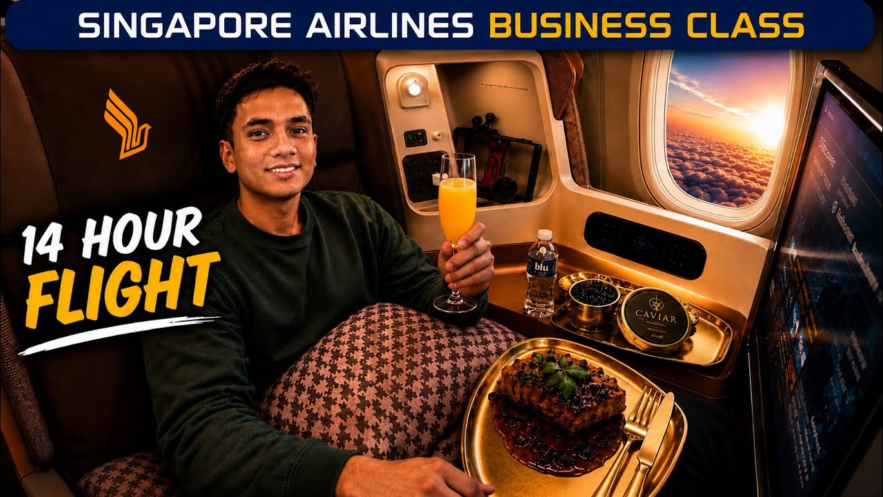 Singapore To Manchester On The *ULTIMATE* BUSINESS CLASS| SQ52 @Singapore Airlines​