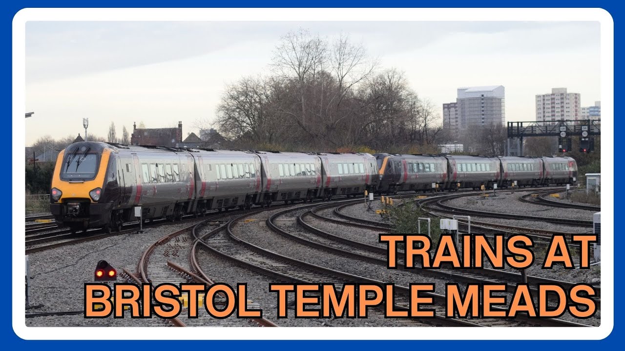 TRAINS at BRISTOL TEMPLE MEADS w/@TicTacTrolleyServiceTico - 28/11/2024