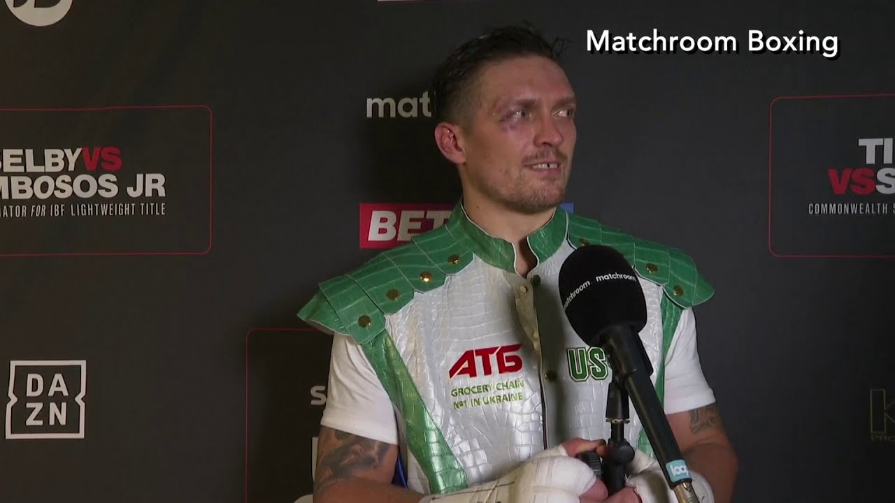 "Anthony, I'm coming for you" - Usyk warns Joshua after defeating Chisora