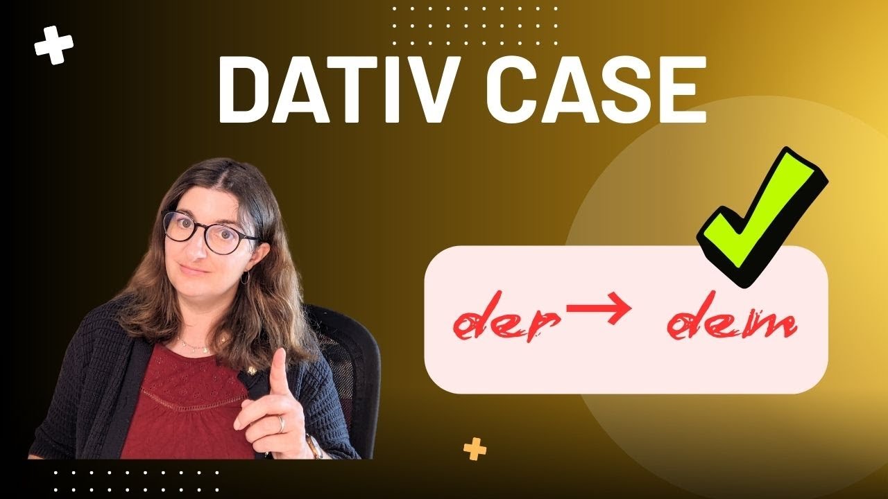 Dative case unlocked (German for beginners) Case system video 2/6