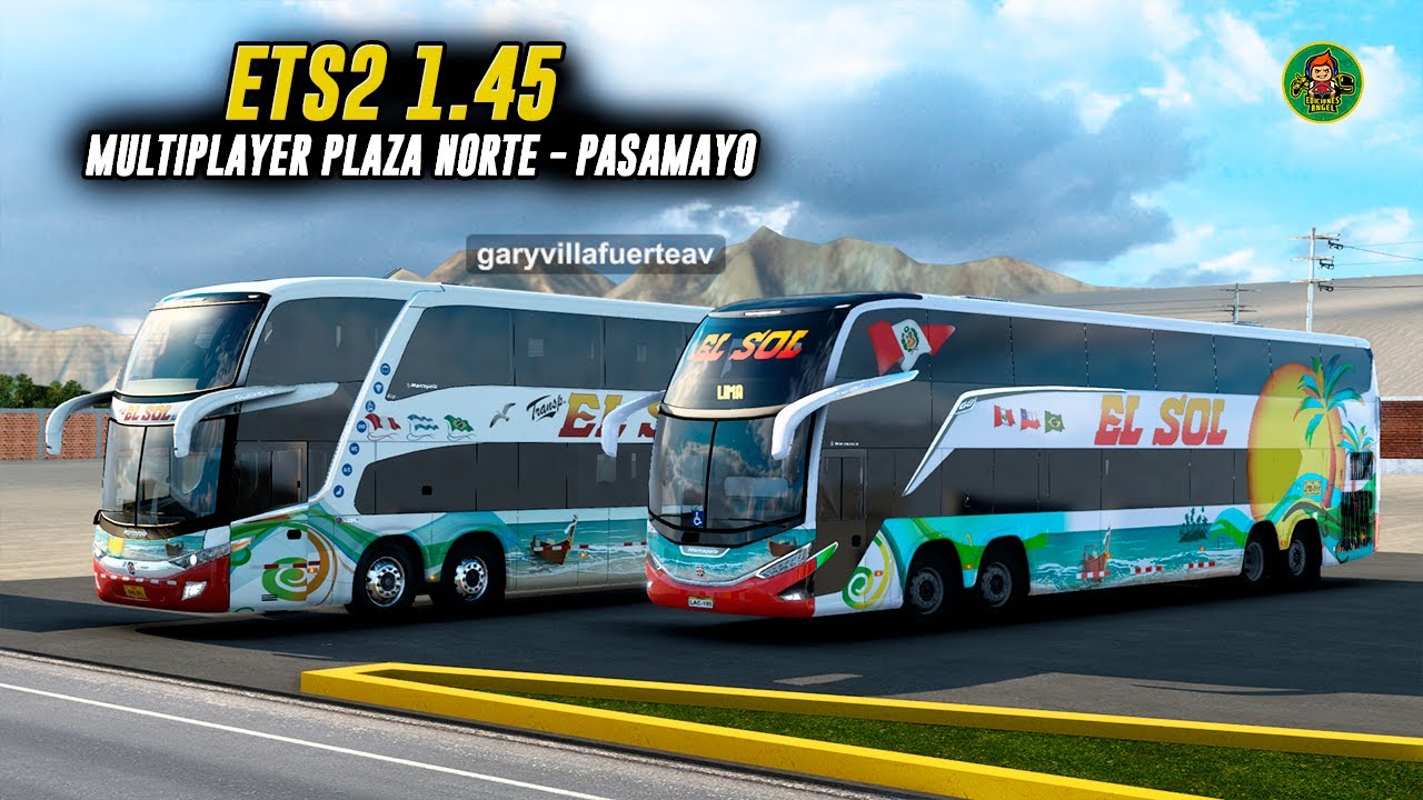 MULTIPLAYER ETS2 1.45 / PLAZA NORTE - PASAMAYO / G8 - G7