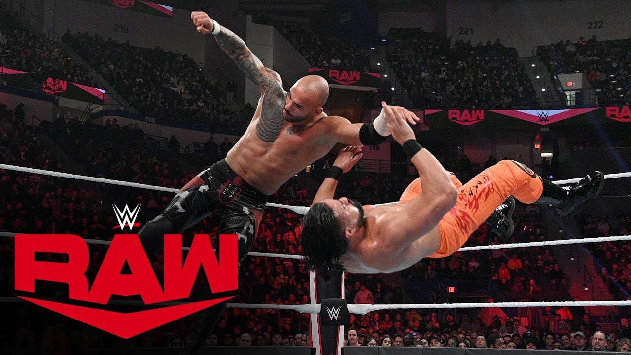 Ricochet vs. Andrade: Raw, Dec. 30, 2019