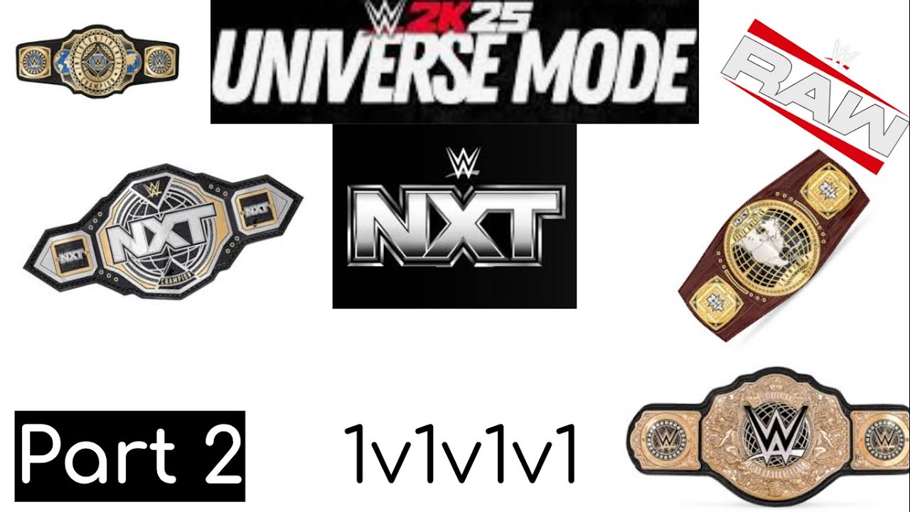 WWE2K25 Universe mode-Year 2 of who will be the most successful Ep7