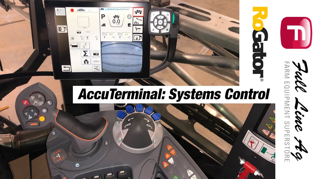 RoGator C Series AccuTerminal: Systems Control