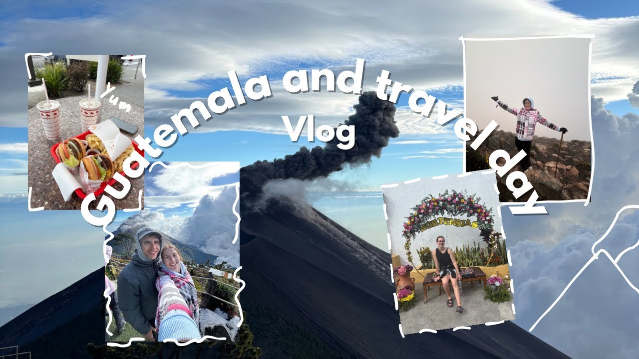 Guatemala travel vlog ~ Acatenango volcano hike, Antigua, LA