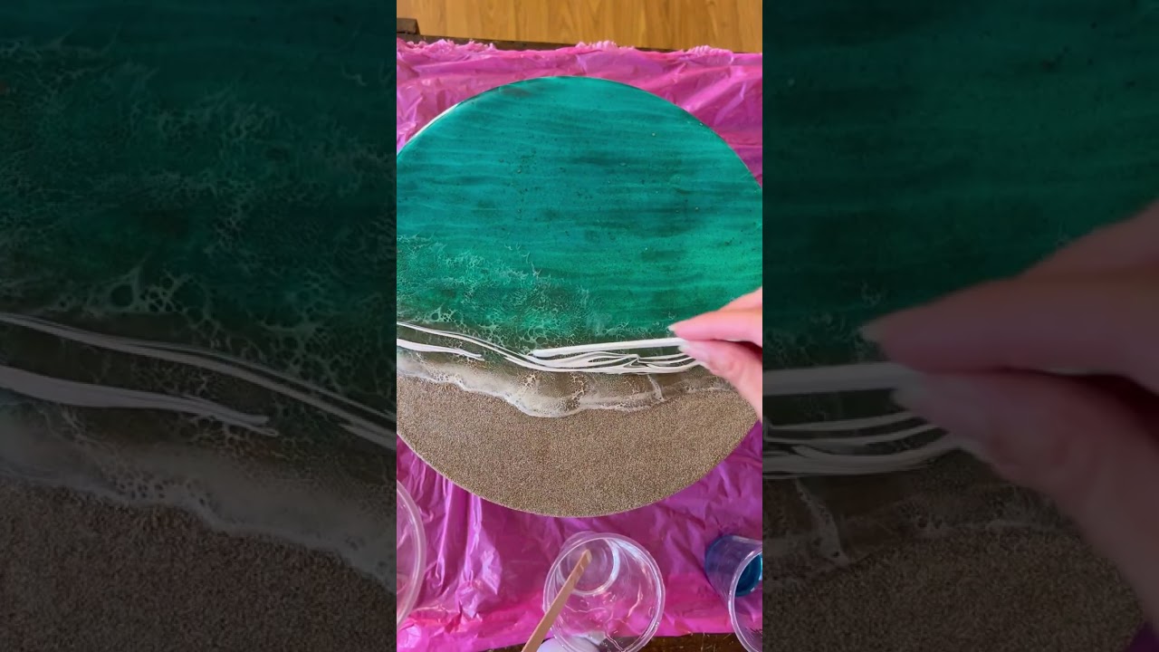 Creating a Stunning Ocean-Inspired Resin Clocks