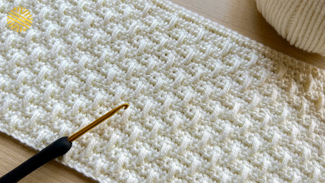 UNIQUE & EASY Crochet Pattern for Beginners! 🤩 UNUSUAL Crochet Stitch for Baby Blanket, Bag & Scarf