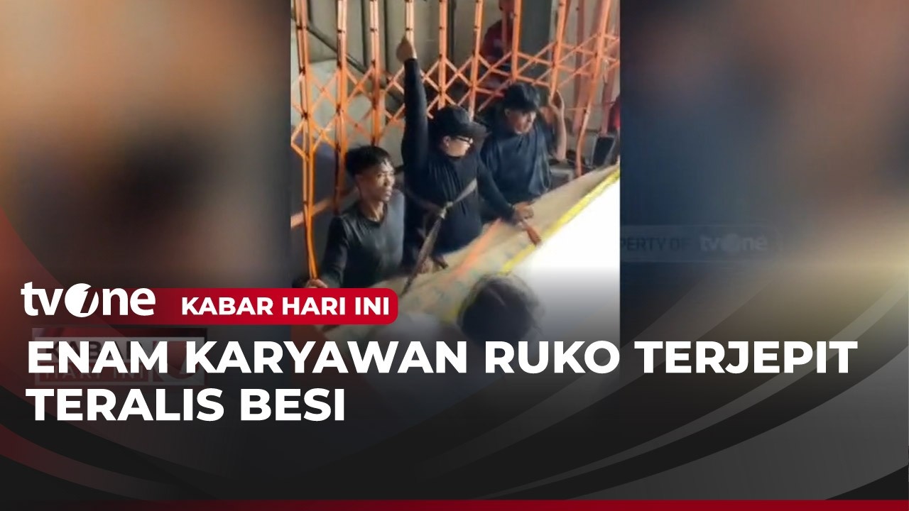 6 Karyawan Ruko Terjepit Teralis Besi di Lantai 3, Proses Evakuasi Berlangsung Dramatis