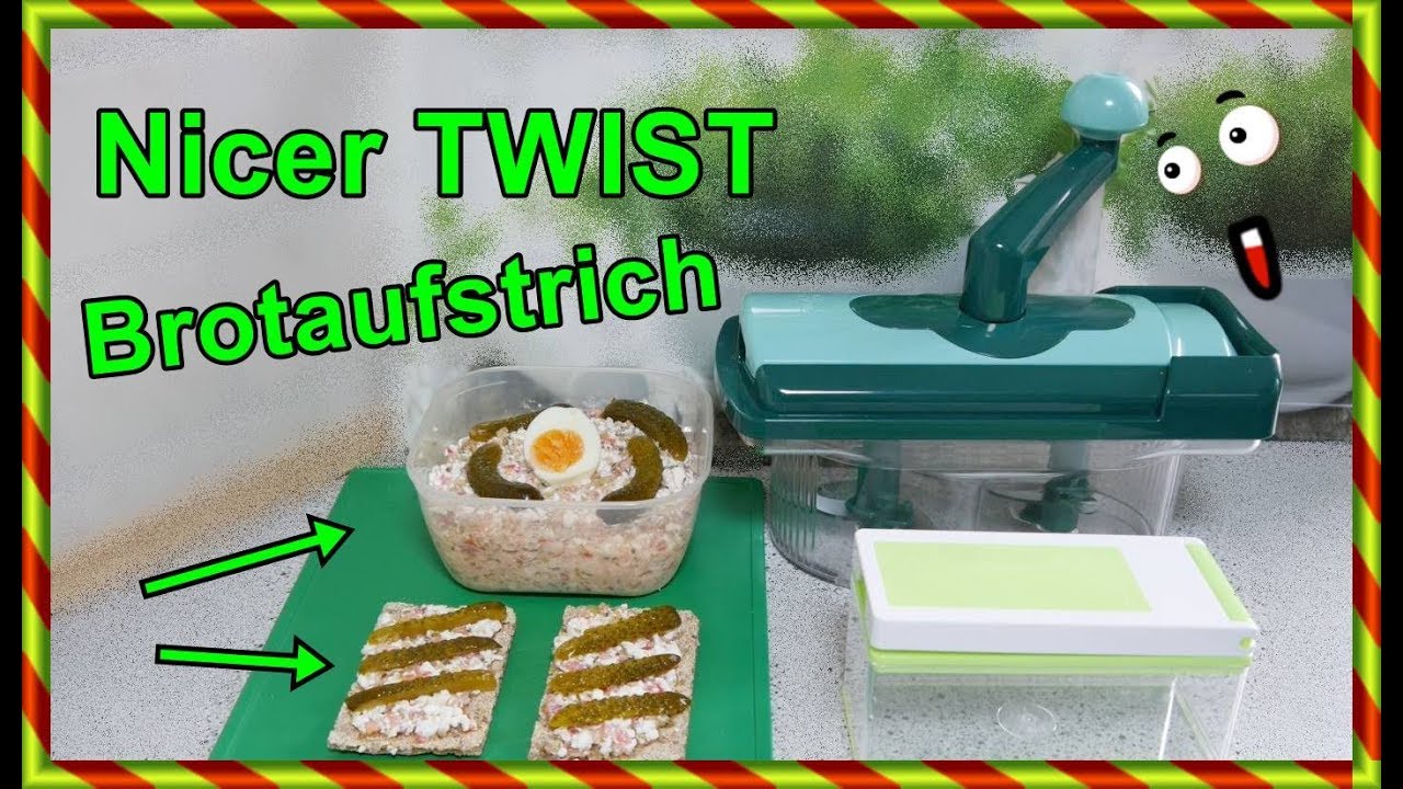 Brotaufstrich Rezept Nicer Dicer TWIST & Precision SoFie Haushalt Un-/Perfekt