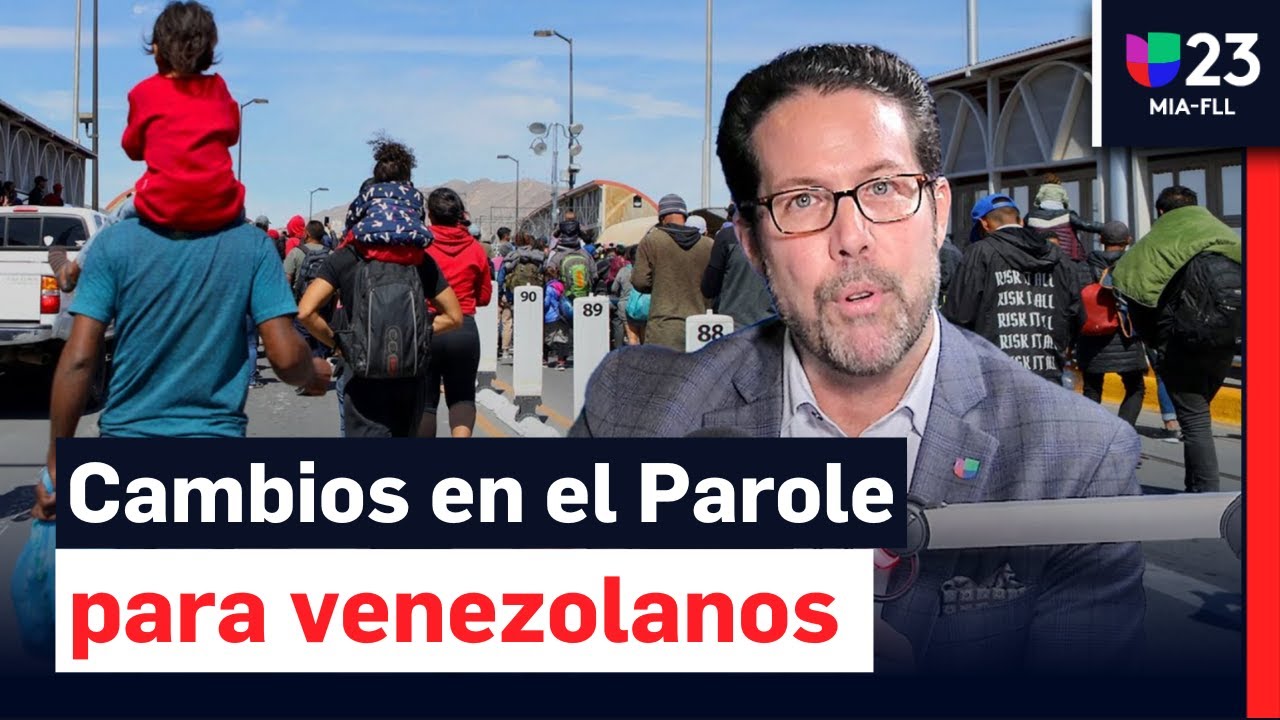 ¿Se acaba el Parole humanitario para venezolanos? Abogado aclara dudas