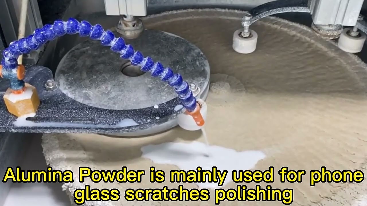 Alumina polishing powder
