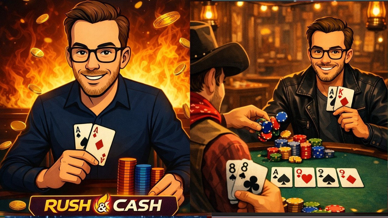 Großes LEAK?: Poker Play and Explain RnC 100 (german) 9 + Solver Analyse