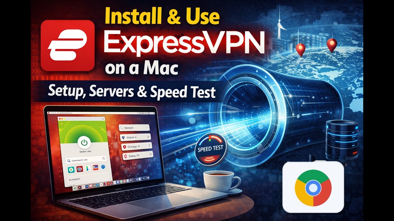Express VPN Setup on Mac: Download, Install, Speed Test, and Create a VPN Tunnel