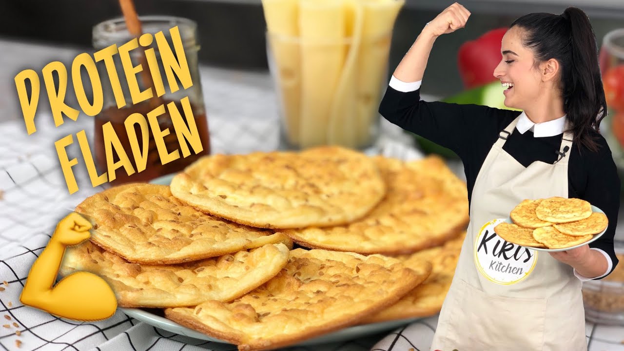 Protein-Fladen / Low Carb Eiweißbrot / oder auch: Rührei To Go 🍳 Low Carb Rezepte