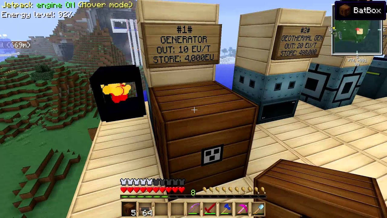 FTB Ultimate Pack Beginner Tutorial - Storage & Power explained - Ep. 2