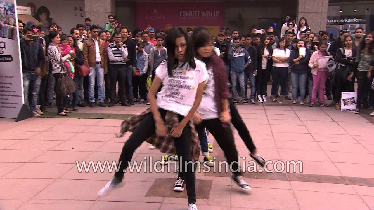 India K-Pop fans stage a flash mob in Delhi