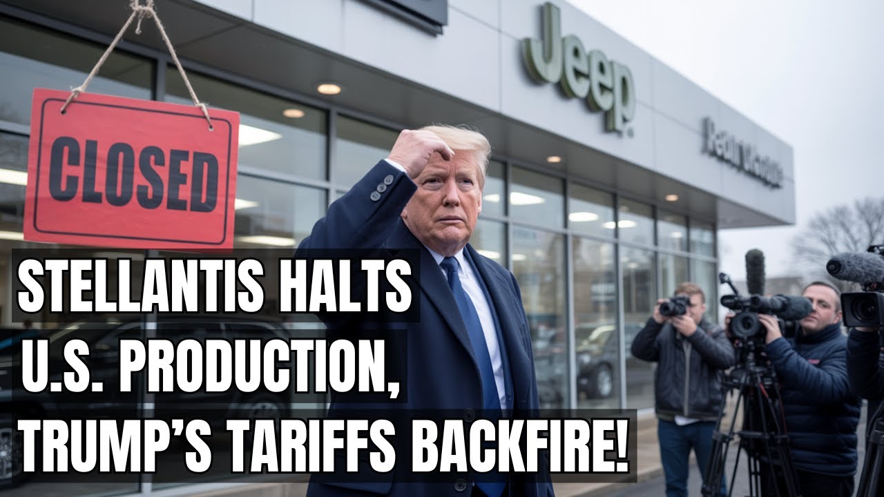 Stellantis HALTS U.S. Production &mdash; Auto Market Spirals Into Chaos! Trump's Tariffs, Steel, Aluminum