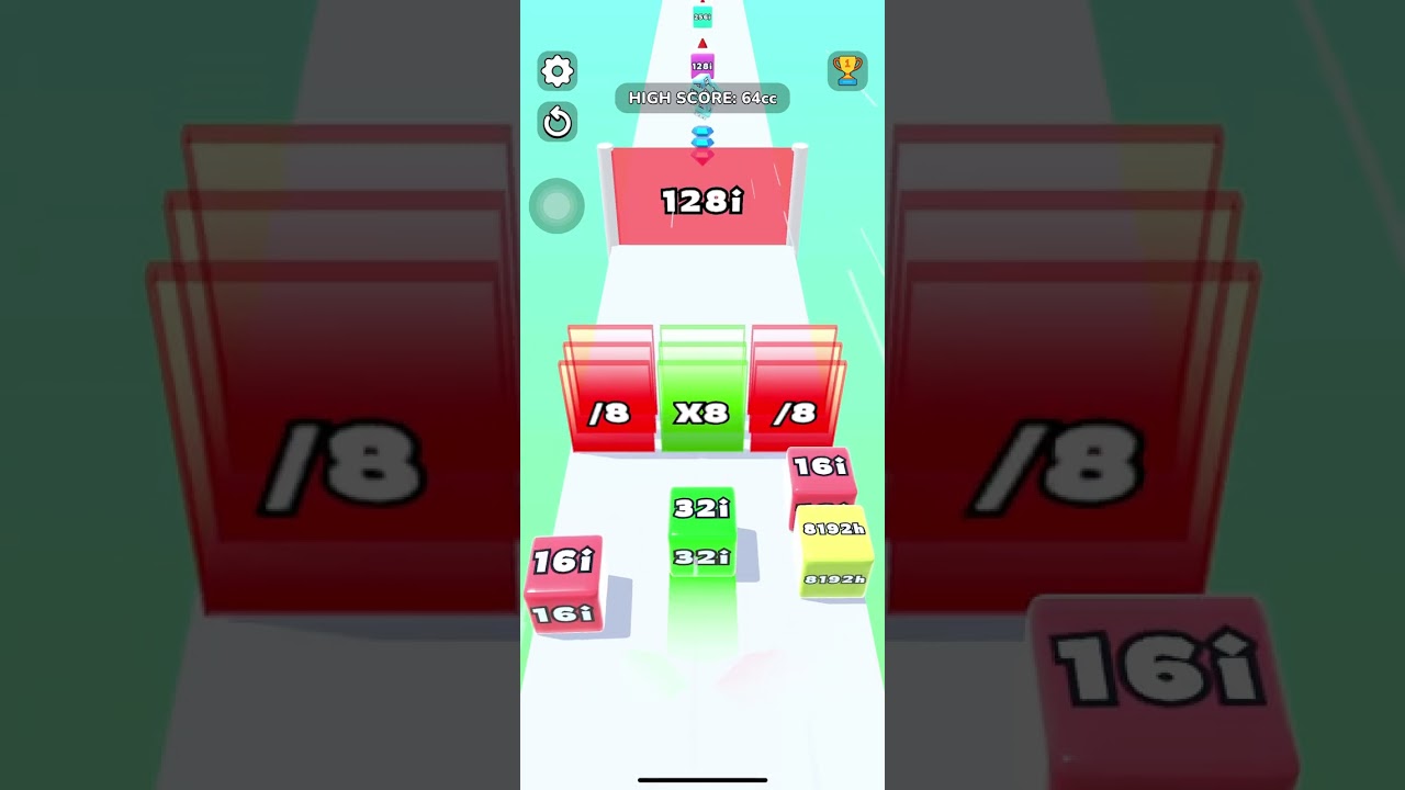 Jelly run 2048 infinity mode