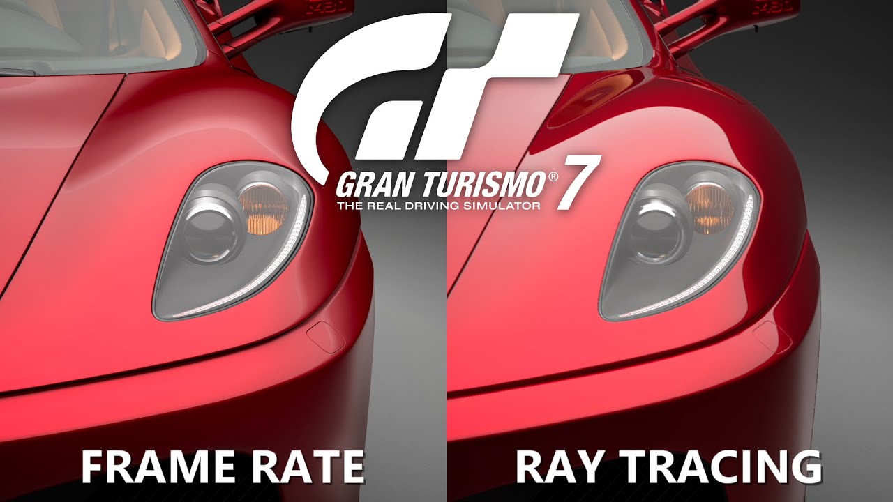 GT7 - Frame Rate Mode vs Ray Tracing Mode - Garage