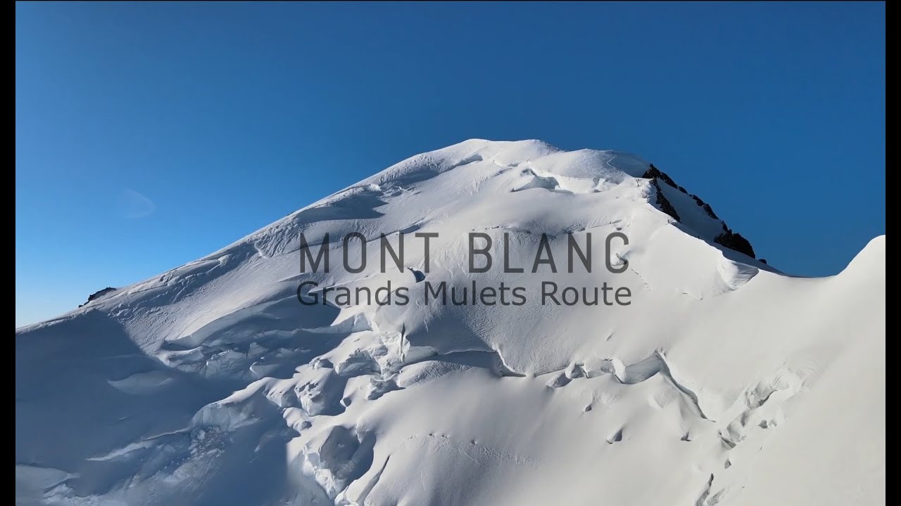 Mont Blanc a ski Grands Mulets Route
