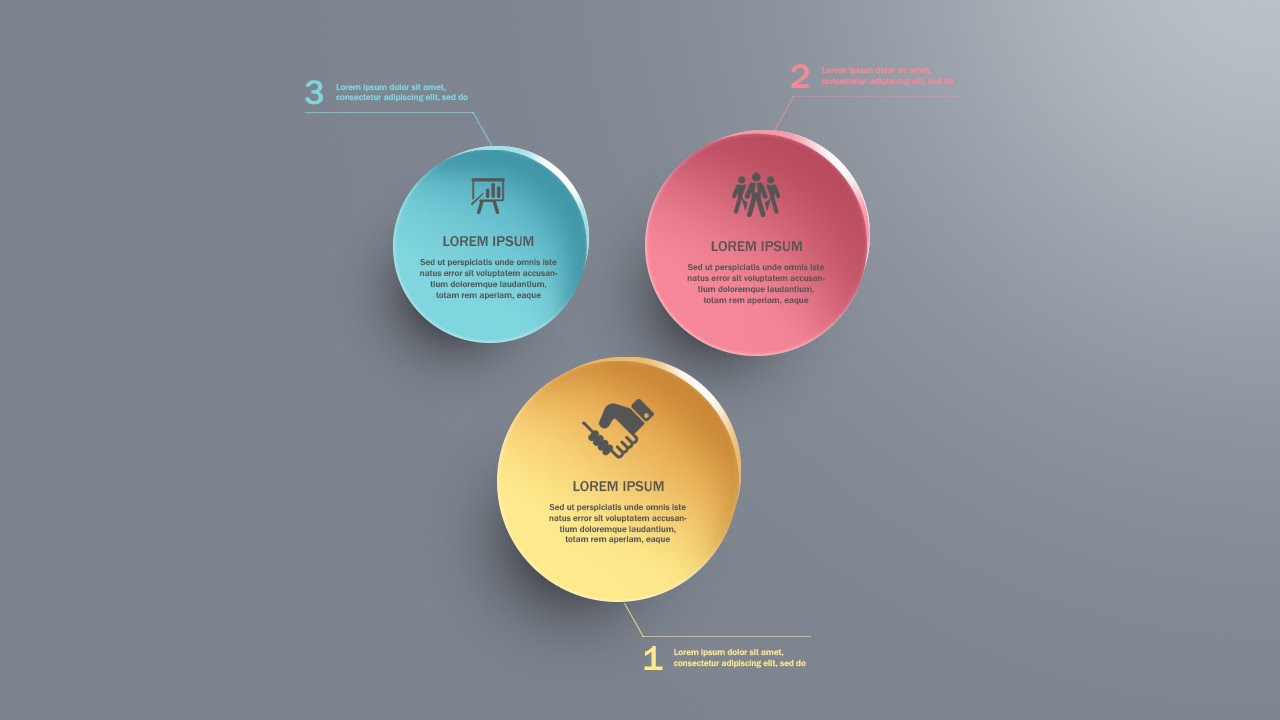 Photoshop Tutorial Graphic Design Minimal 3D Circle