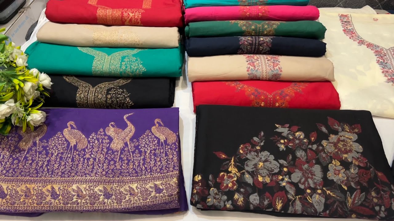 Winters Weaving Jamawar Suits | Winters Premium Collection | WhatsApp for Orders: +91-7051012285