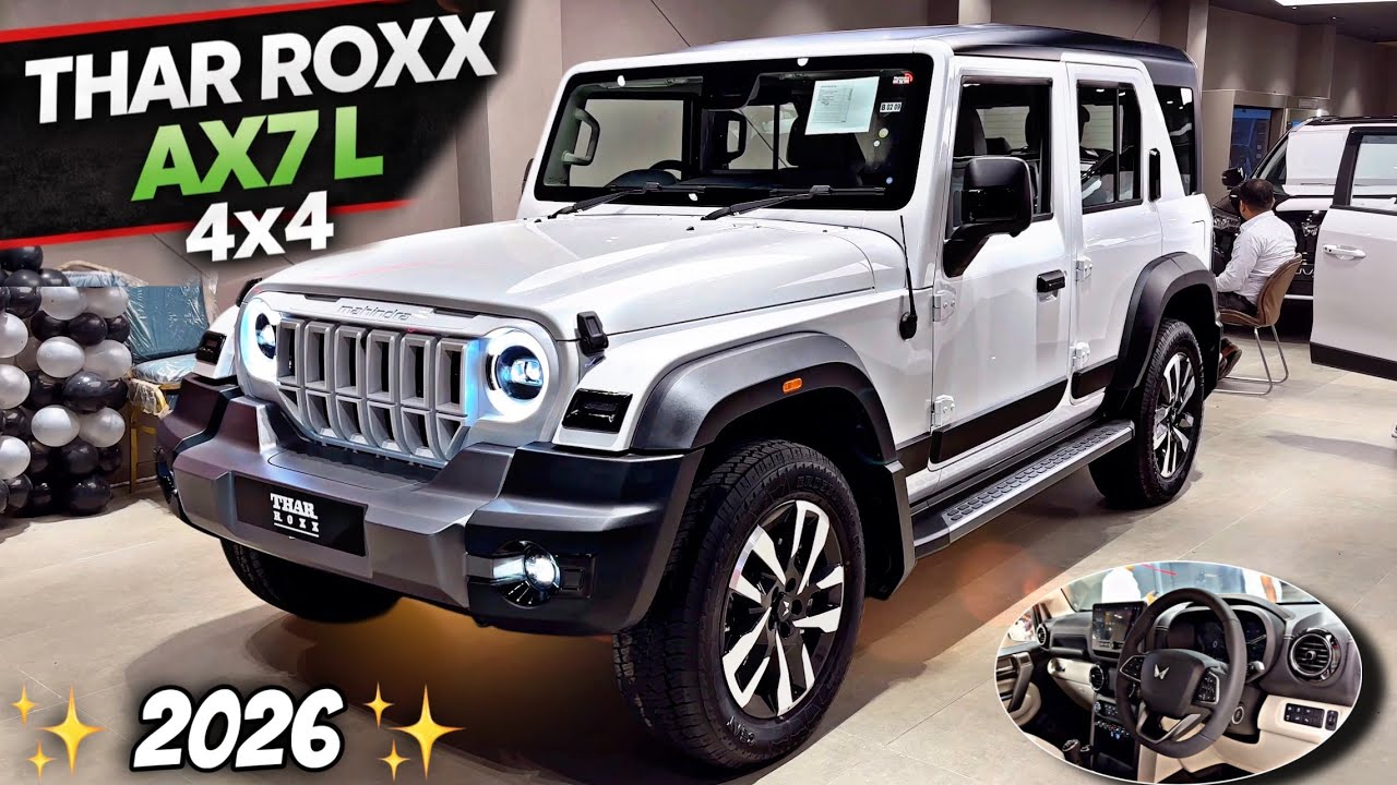 2026 Thar Roxx Ax7 L 4x4 Diesel Manual 20.?? lakhs 🔥| New Gst Price 💥| Full भौकाल और दमदार Looks ✅