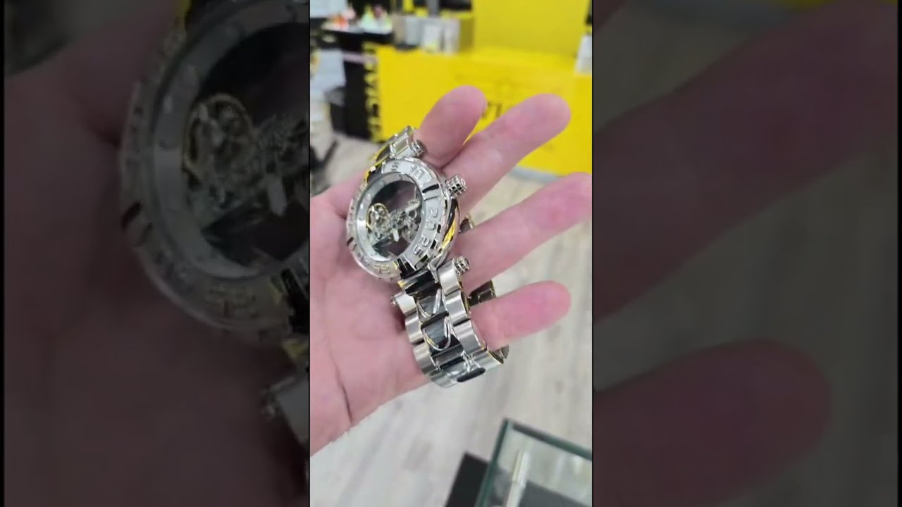 Мужские часы Invicta Subaqua Nebula Automatic со скелетонированным циферблатом &mdash; 47 мм, сталь (49...