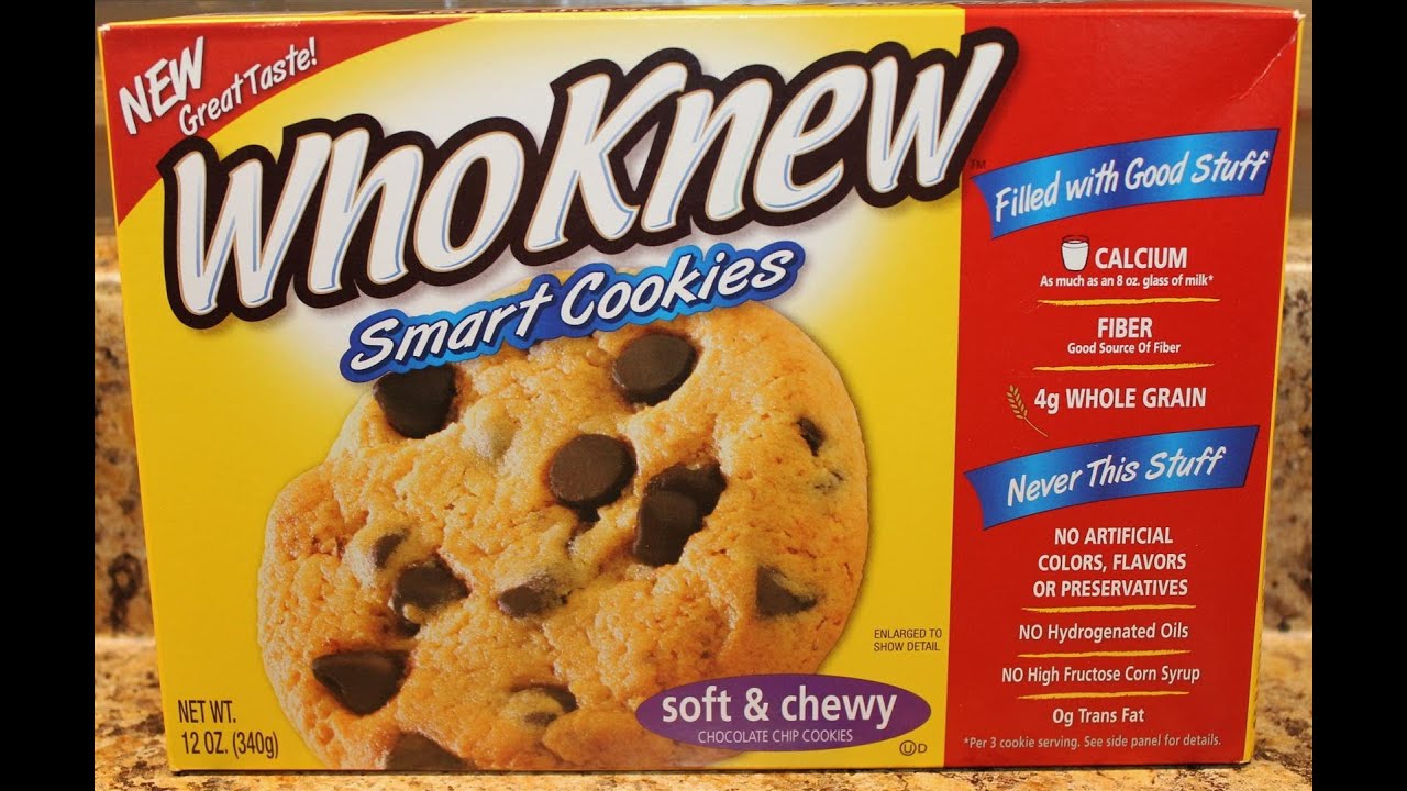 WhoKnew Smart Cookies: Chocolate Chip Food Review