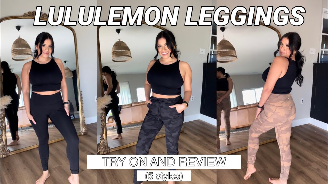 LULULEMON TRY ON REVIEW | ALIGNS, INVIGORATE, WONDER UNDER TRAIN, FAST and FREE & JOGGERS