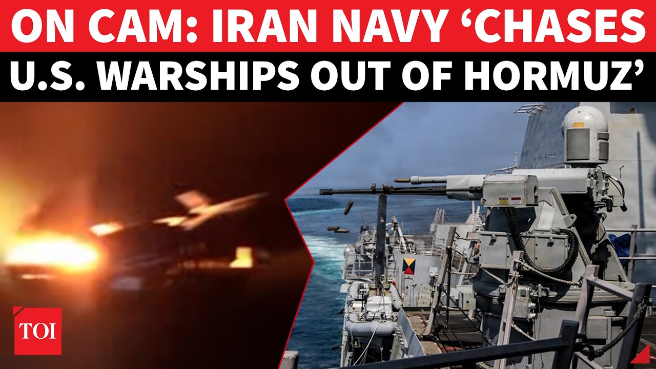 'HEROIC BATTLE': American Warships 'FLEE' As Iran Rains Missiles, Drones On US Navy In Hormuz?