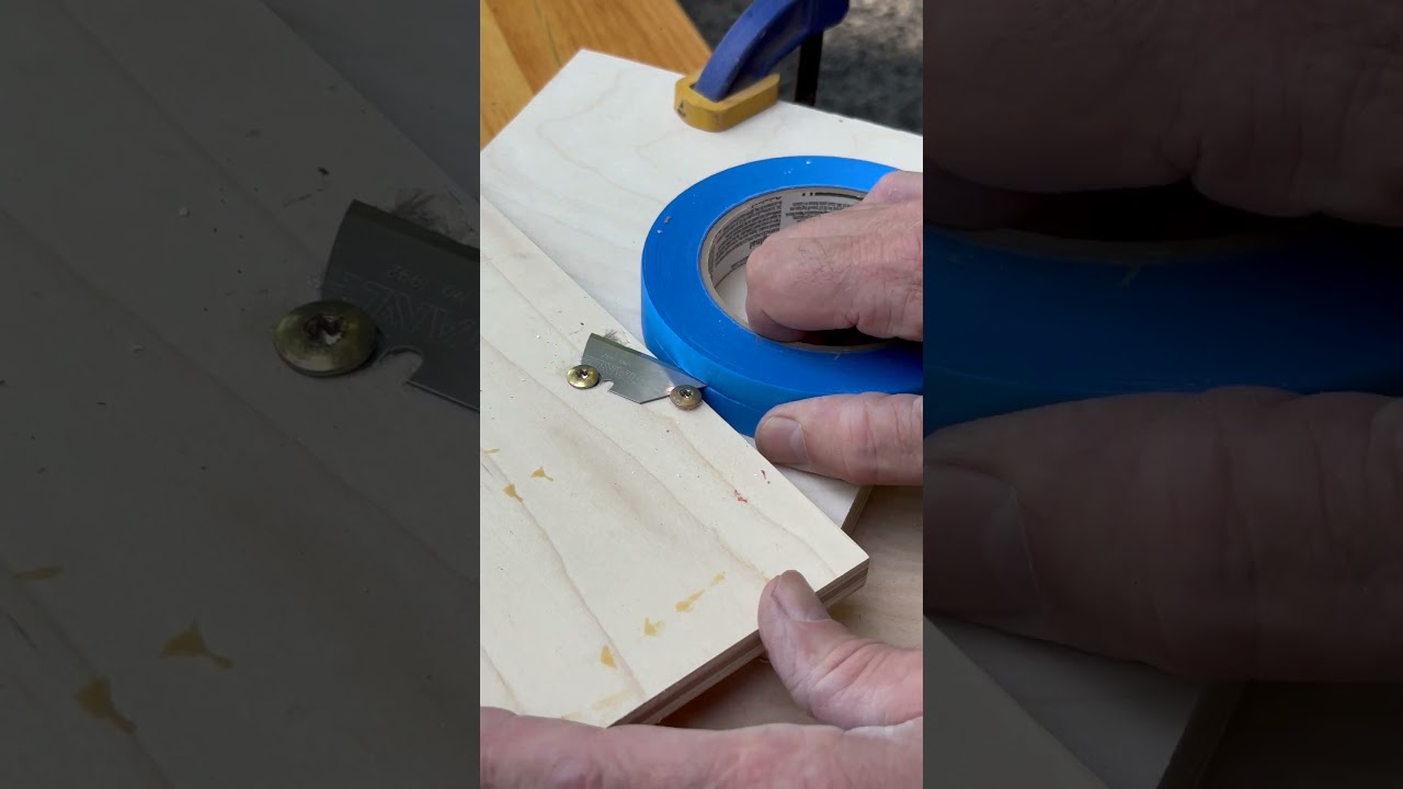 Painters Tape / Make Two Rolls From One  #shorts