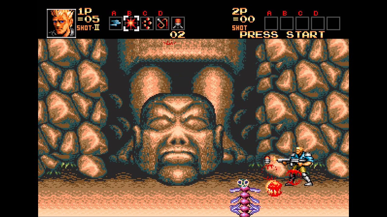 Contra Hard Corps Sega Genesis no death (Path B: Ultimate Super Being) 60fps