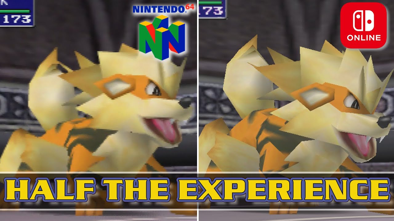 В Pokemon Stadium отсутствует одна ключевая функция | Сравнение Nintendo 64 и Switch