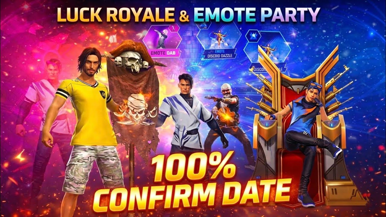 Flag emote return confirm date free fire | Throne emote return confirm date | Next emote royal event