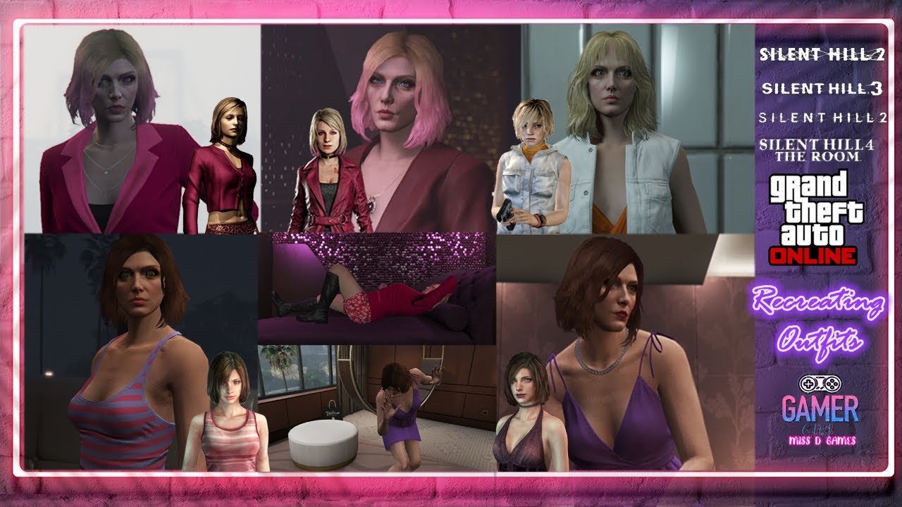 Grand Theft Auto Online Outfit👗 Recreation (Silent Hill 💖Girls Edition) 🎃Halloween Special 