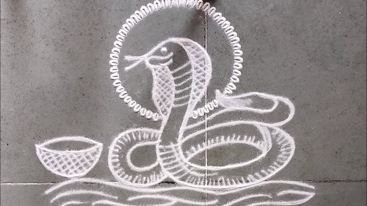 नागपंचमी रांगोळी|Nag panchmi special rangoli designs|nag panchami rangoli