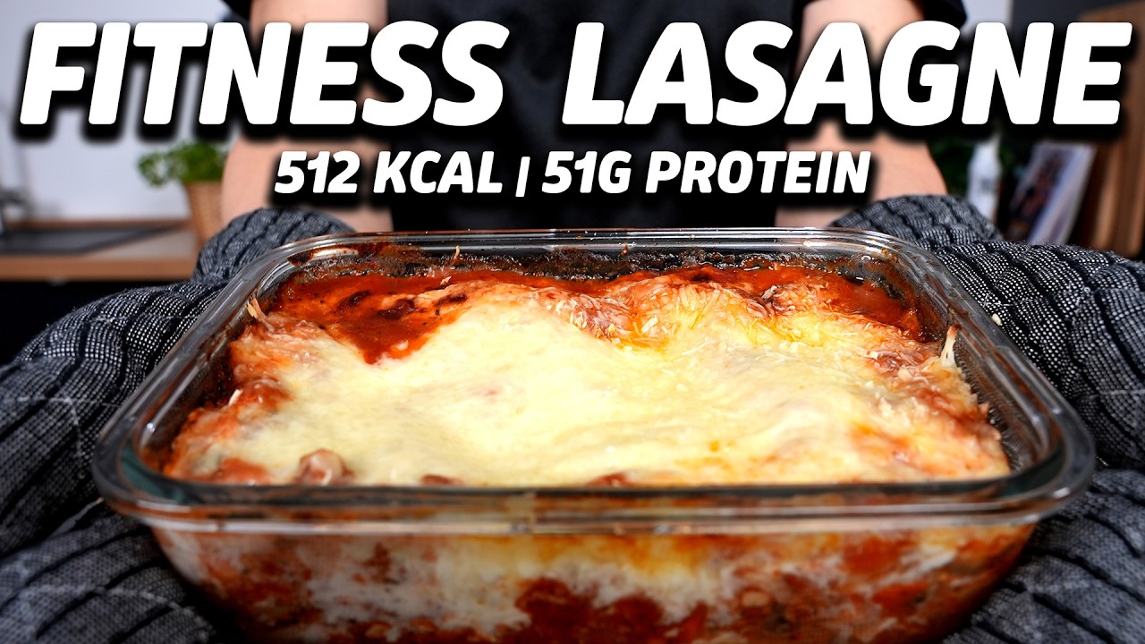 Kalorienarme Fitness-Lasagne (High Protein & schnell gemacht)