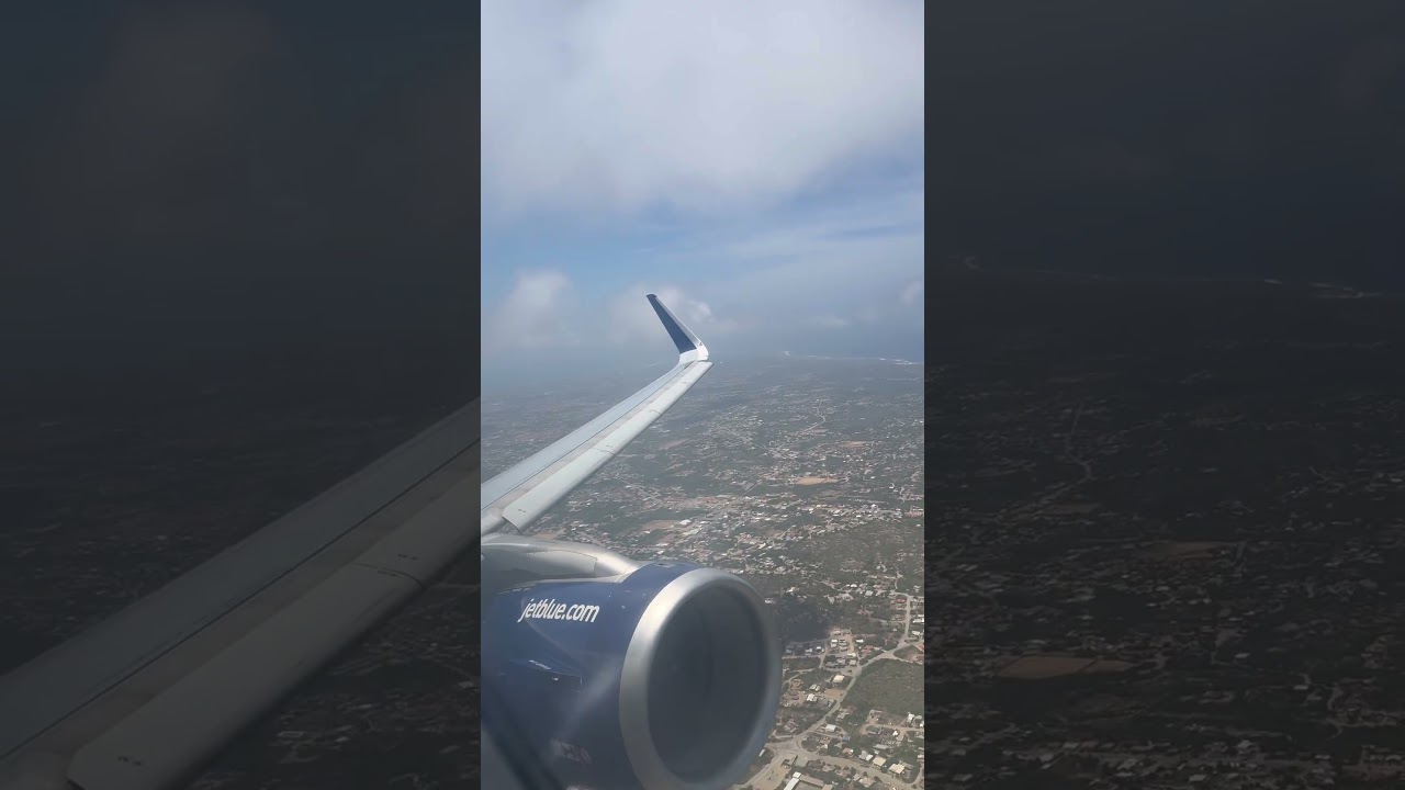 JetBlue flight 1058 with a stunning departure from Oranjestad Aruba (n827jb)