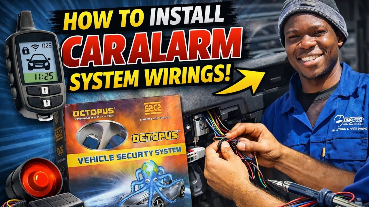 How to Install 12v car alarm system | Step-by-Step Guide