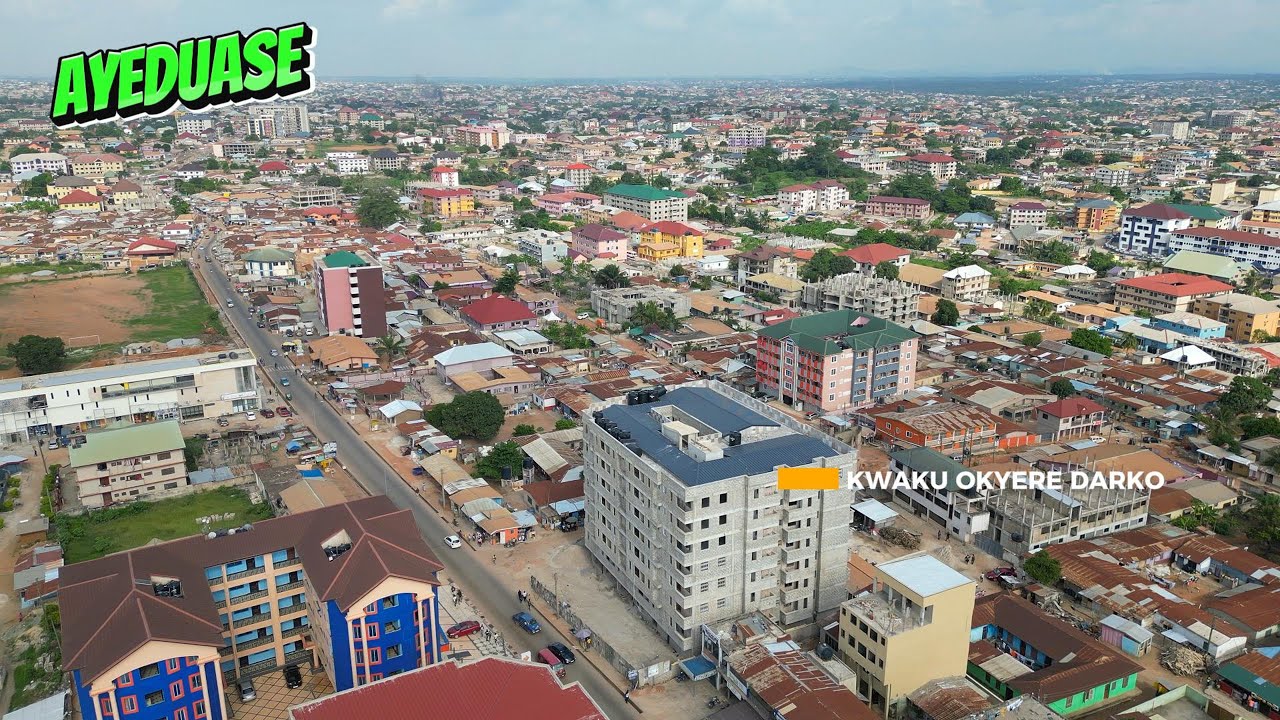 This Is The SUBURB WITH THE MOST STOREY BUILDINGS In KUMASI. #viralvideo #wow #viral #