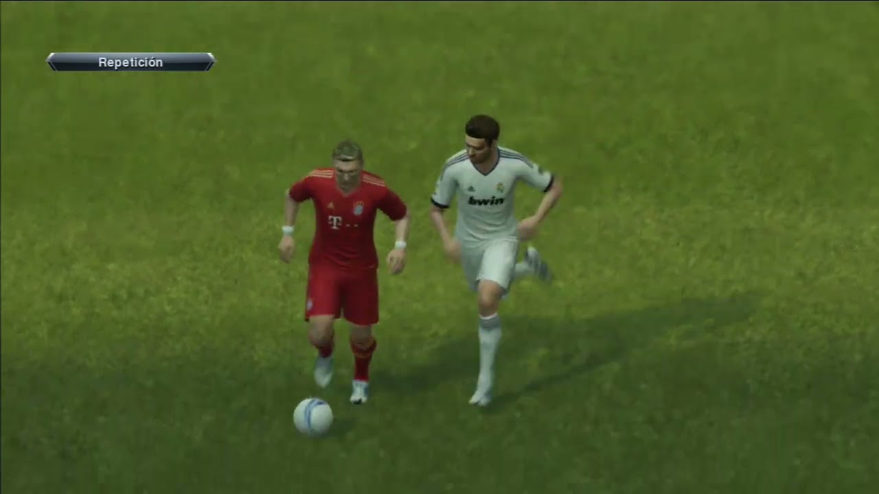 PES 2013 - PS3 Gameplay - Real Madrid vs Bayern Munich - Amistoso - CR7 est&aacute; chetado 😐