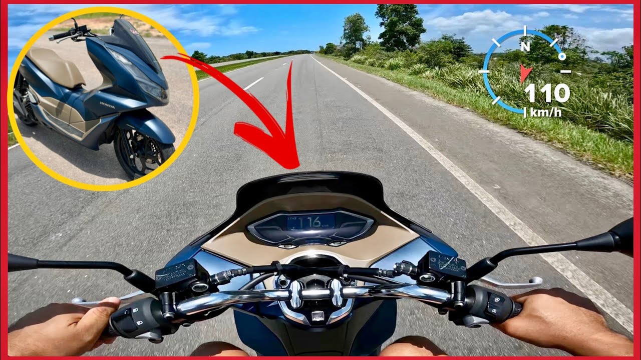 TOP SPEED NOVA HONDA PCX 160 DLX 2023/REALMENTE ESTÁ ANDANDO MAIS QUE A VERSÃO ANTERIOR
